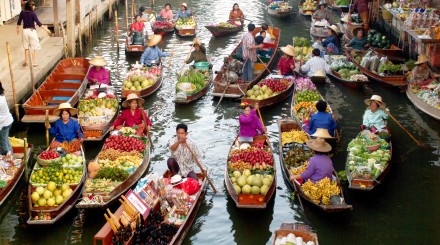 Marché flottant et découverte de Petchaburi