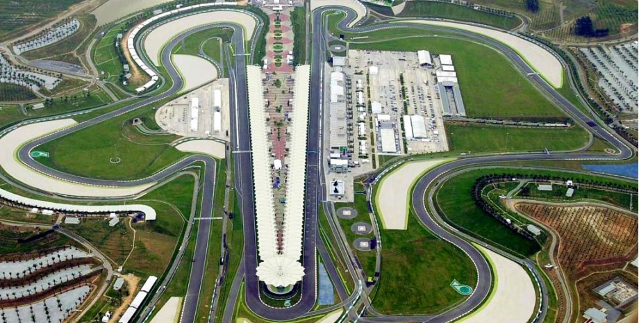 Le circuit de Formule 1 de Sepang